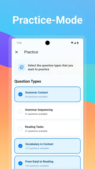 Question screen screenshot
